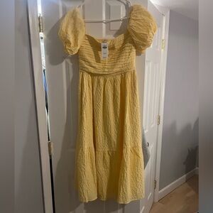 Abercrombie & Fitch Yellow Dress NEW W/TAGS!